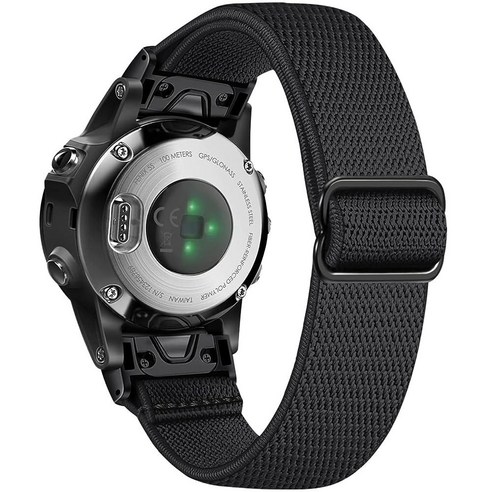 Fintie Garmin Fenix 7S / 6S 5S와 호환 20mm 탄성 밴드 5S Plus Pro/Sapphire Descent Mk2S 스마트워치와 퀵핏 조절 가능한 스트레 스마트밴드