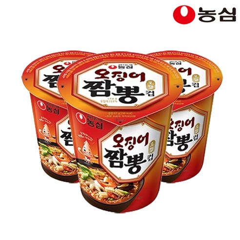 농심 오징어짬뽕 컵 67g, 30개