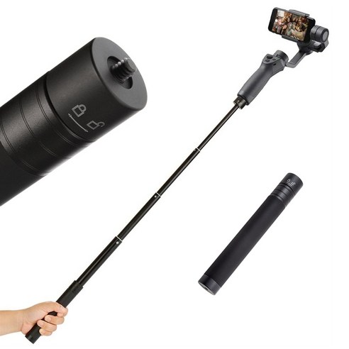 짐벌캠 브이로그 유튜브 동영상 카메라 액션캠 extension rod pole 셀카 스틱 for dji om 5 osmo mobile 5 4 3 gimbal camera, 협력사