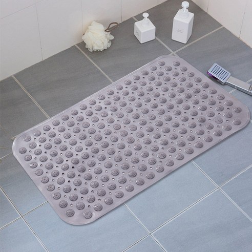 [SW] 새로운 목욕 매트 36x71cm 흡입 컵 안전 샤워 욕조 매트 미끄럼 방지 욕실 바닥 매트 PVC 방수 마사지 발 패드 2019, 36CMx71CM, YELLOW