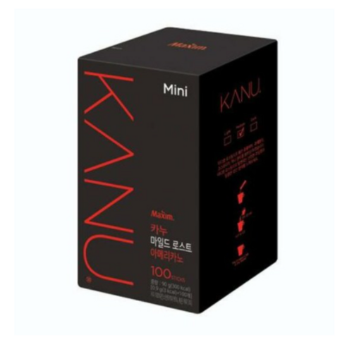 카누 마일드 로스트 아메리카노 미니, 100개입, 100개
