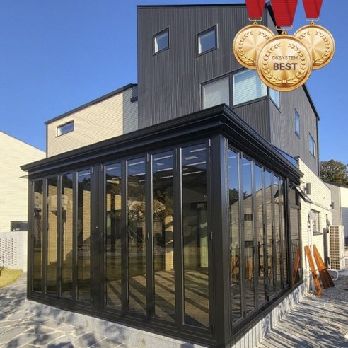 전원주택의 아름다움을 더하는 선룸, 유리온실