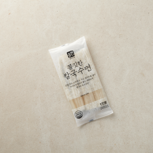 건강과 맛, 간편함까지 책임지는 쌀면의 새로운 기준, [올면] 쫄깃한 쌀면 칼국수면