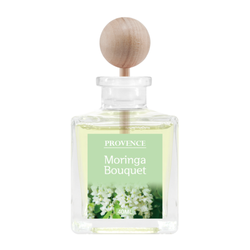명품 차량방향제 더허브샵 차량용 디퓨져 40ml(사각), 모링가부케, 1개