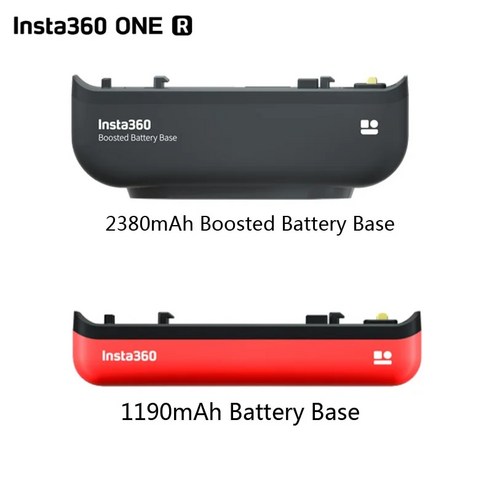 오리지널 Insta360 ONE R 부스트 배터리 베이스 올 모드 디션 카메라용 1190mAh 2380mAh, [01] 1pcs 1190mAh, 01 1pcs 1190mAh