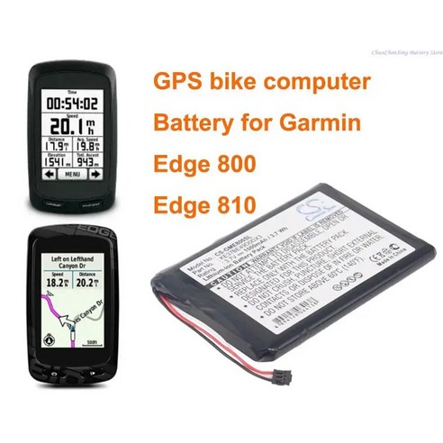 Cameron Sino 1000mAh 배터리 KE37BE49D0DX3 Garmin Edge 800 Edge 810 용, 한개옵션0