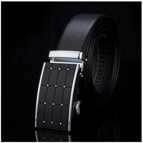Charm Kaiser 남자 자동 벨트 남성 버클 허리띠 정장 패션 캐주얼