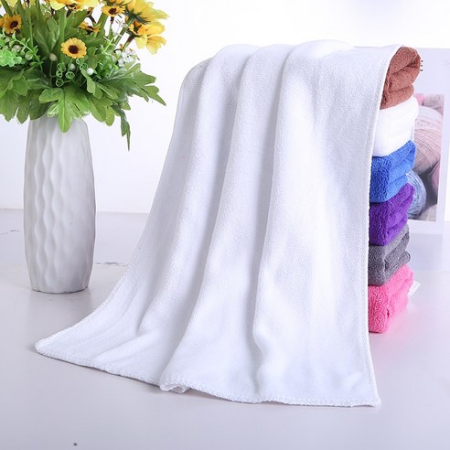 ZZJJC 세차타월차타월400g 두껍게 물흡입클리닝타월세이버타월포, 흰색, 작은 30*30cm