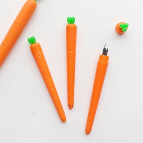 디자인팬시 0.5mm 팬시용품 B심 문구 당근 핑크풋 샤프심 학용품 81698EA, 본상품선택