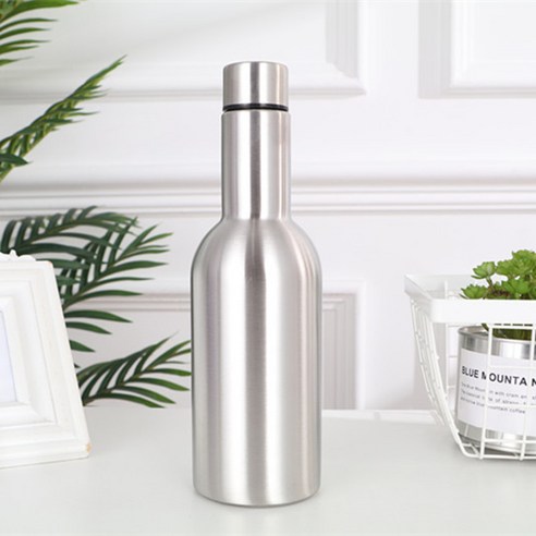 KORELAN 내외 304 스테인리스강 보온 맥주병 야외 창의 750ml 붉은 술병, 500ml 와인병 본색, 500ml-1000ml