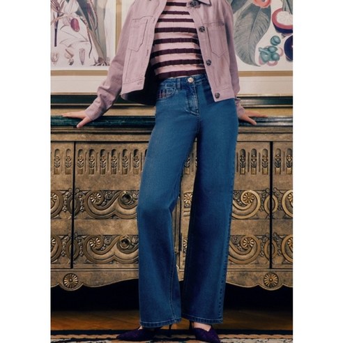 칼라거펠트 SS 르쥬엔 세미와이드 데님팬츠 1종