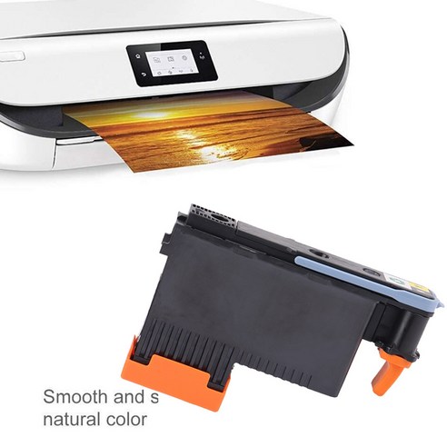 Retemporel HP HP88 프린트 헤드 노즐 C9381A C9382A에 적합 HPL7480 L7680 프린터 액세서리(노란색 검정), 보여진 바와 같이