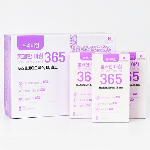 통쾌삼 통쾌한 아침 365, 3박스, 80g