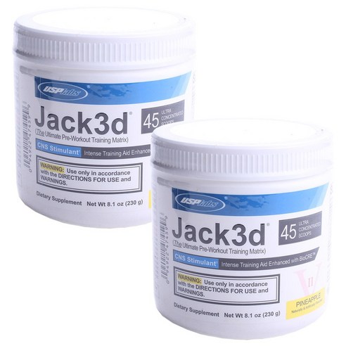 Usp Labs 제이크드 파인애플 (230 g), 230g, 2개, PINEAPPLE