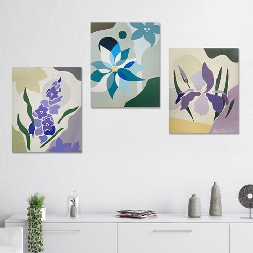 트리빌리지 거실인테리어 미술작품 특별한 생일선물 탄생화 그림 유화 캔버스액자 (50x60cm), 선택완료