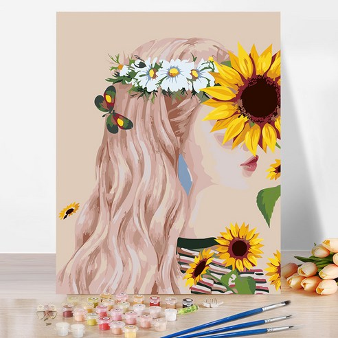 [아트제이] DIY 명화그리기 그림그리기 유화그리기 페인팅 40 x 50, A06, 1개