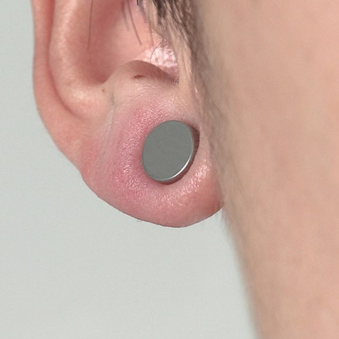 티키타 남자 귀찌 귀걸이 자석 귀 안뚫는 귀걸이 데일리 심플 남녀공용 학생 귀찌 이어커프 magnetic