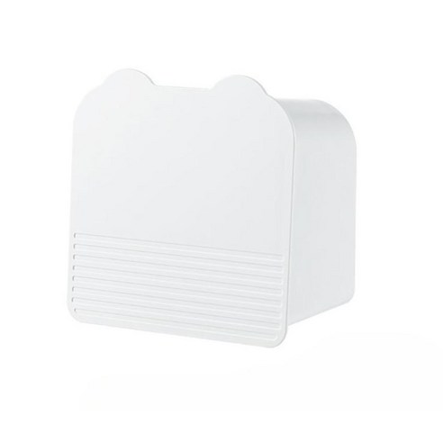 행복의모든것 생리대 보관함 15.5 x 15.5 x 9 cm, 화이트, 1개