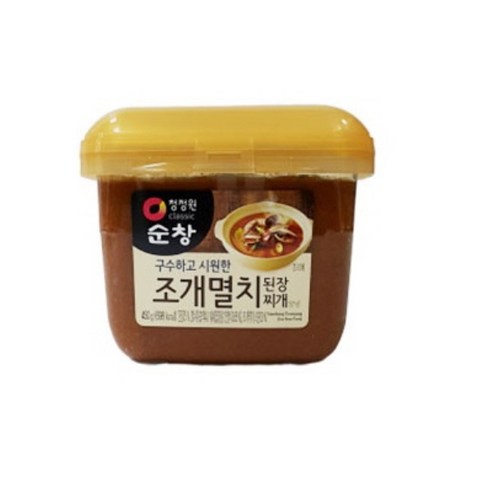 원하프조개멸치된장 450G/청정원, 450g, 1개 
장/소스/드레싱/식초