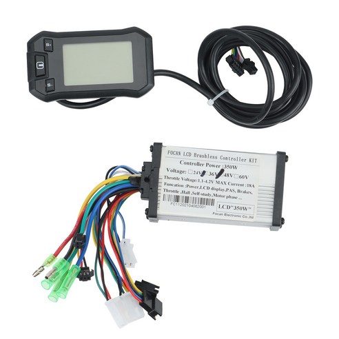 Xzante 36/48 V 350 W 전자 자전거 S850 Lcd 디스플레이 전기 스쿠터 접이식 장비 용 브러시리스 모터 컨트롤러 키트, 보여진 바와 같이