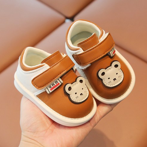 곰돌이 삑삑이 신발 운동화 유아 보행기