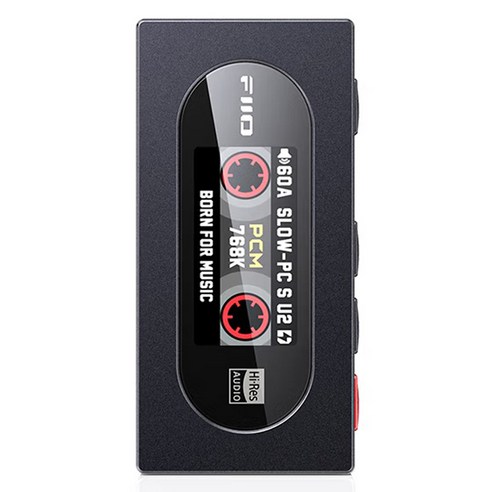 Fiio KA15 디코딩 헤드폰 파워 앰프, 단일상품(블랙)