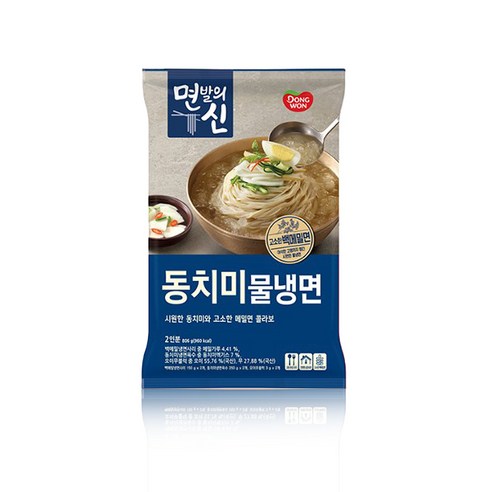 동원 면발의신 동치미물냉면, 806g, 1개