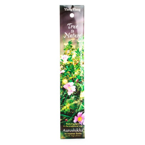 Auroshikha 트루 투 네이쳐 인센스 10g 16개입, Ylang Ylang