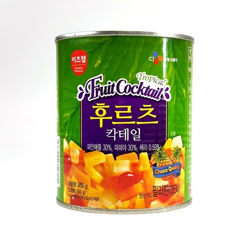 이츠웰 후르츠칵테일 캔 850g, 11개