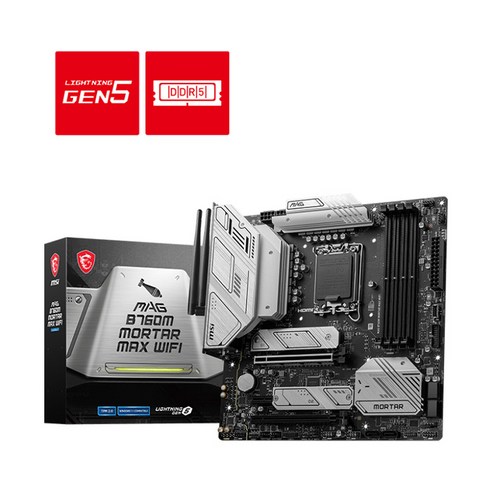 MSI MAG B760M MORTAR MAX WIFI, 단일옵션