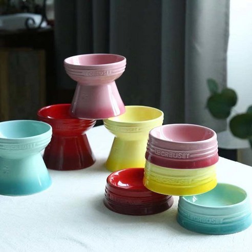 LE CREUSET 강아지 고양이 반려견 애완동물 전용식기