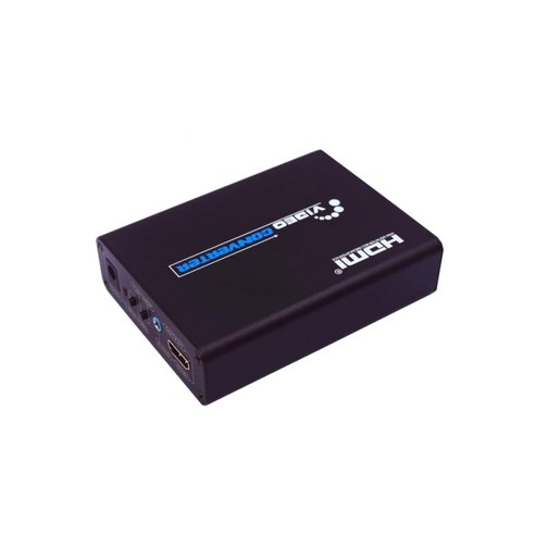 오디오 비디오 컨버터 R/L 오디오 변환기 S-Video To HDMI Converter, 블랙, 설명, 설명