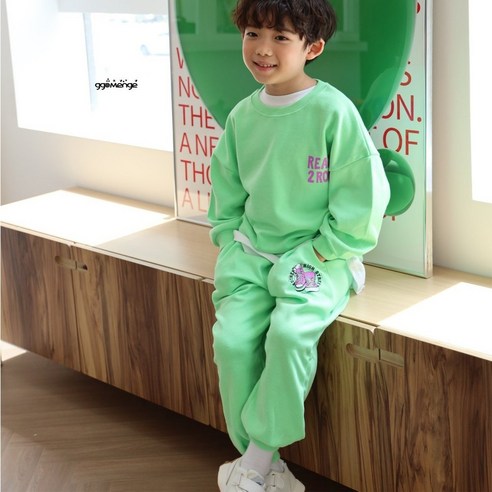 에그미) 아동복 봄가을신상 남아여아 성인 트레이닝/운동복 READY 하이탑 긴팔+긴바지 상하세트