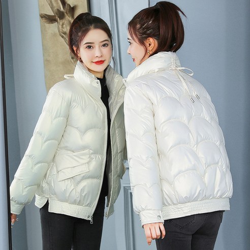 Mao 시즌 새로운 면화 패딩 의류 여성 짧은 한국어 스타일 밝은 코튼 패딩 옷 겨울 인기있는 빵 코트 코튼 패딩 자켓