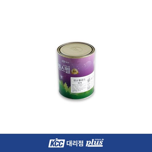 KCC 센스멜 골드 1L(소포장) 에나멜페인트 목재 및 철재 외부용 내부용, 회색(유광), 1L, 1개