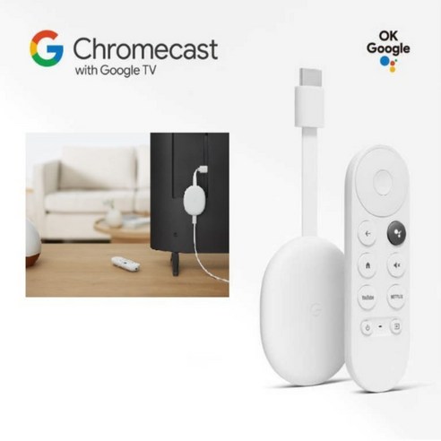 구글 크롬캐스트 4세대 4k TV 스트리밍 Chromecast with Google