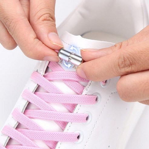 매듭없는 신발끈 클립으로 편안한 운동화 착용 경험