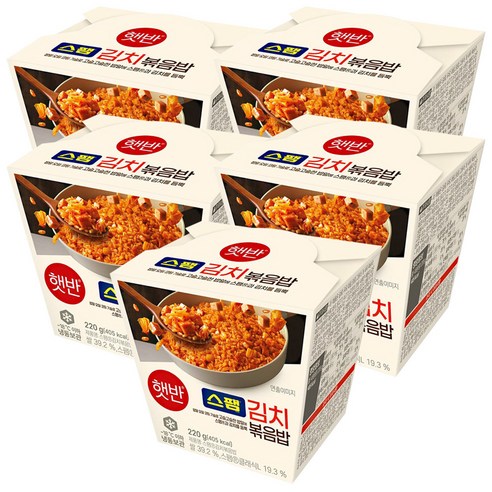 CJ 햇반 쿡반 스팸김치볶음밥 컵 220g