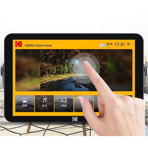 디지털 앨범 동영상 사진 디스플레이어 원격 데스크탑, 109그레이 터치스크린 충전 32G 내장메모리