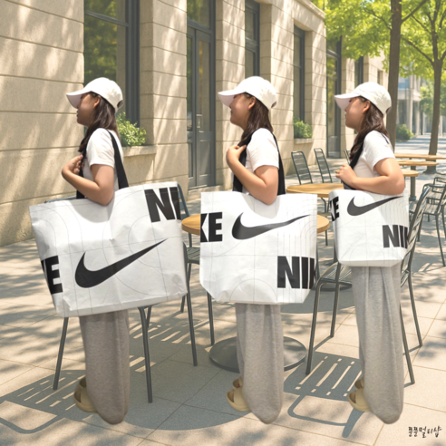 스타일과 실용성을 겸비한 나이키 리유저블 백으로 짐 걱정 끝!