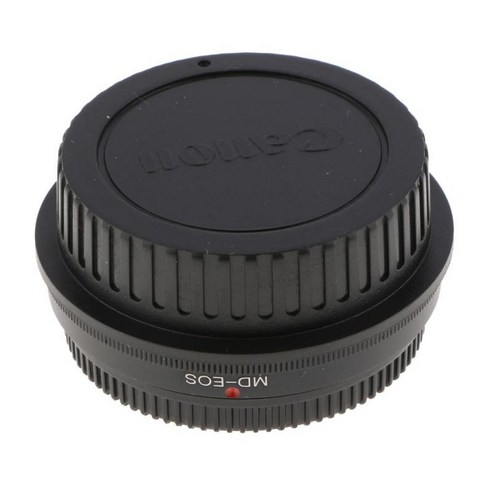 YSSHOP 미놀타 MD MC 렌즈 캐논 EOS EF 카메라 마운트 어댑터, 설명, 블랙, 금속