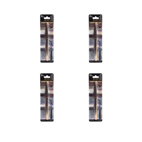 밀라니 슈프림 콜 카잘 아이라이너 워터프루프 0.35g, 01 Blackest Black, 4개