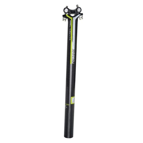 탄소 섬유 시트 포스트 자전거 시트 포스트 튜브 좌석 30.8mm, 녹색 30.8x400mm