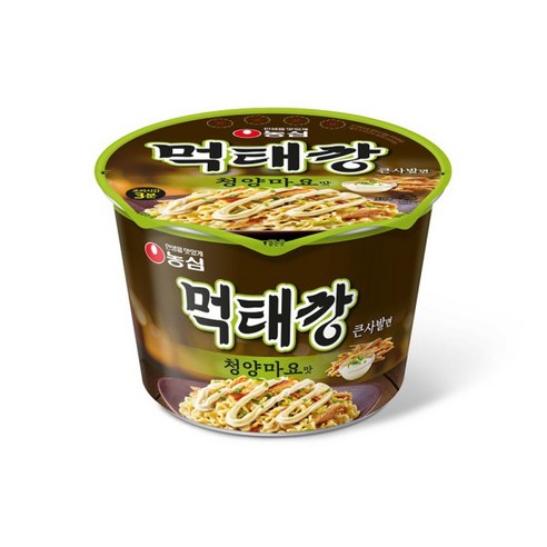 [농심] 먹태깡 청양마요맛 큰사발 118g x 16개입, 상세 설명 참조 Best Top5
