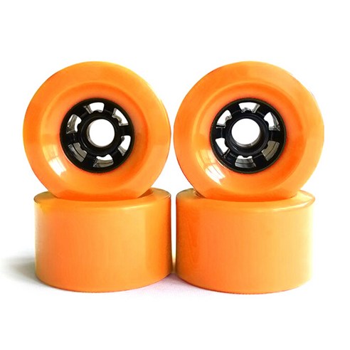 Xzante 스케이트 보드 바퀴 78A PU 큰 충격 흡수 90X52mm 롱보드 타이어 모터 DIY 액세서리 오렌지, 주황색
