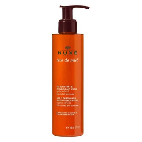 눅스 레브 드 미엘 페이스 클렌징 앤 메이크-업 리무빙 젤, 1개, 200ml