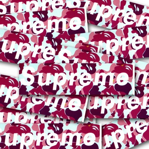 Pack_파티복닷컴 슈프림 캐리어여행용스티커 10장세트, ST_A13, 10개입