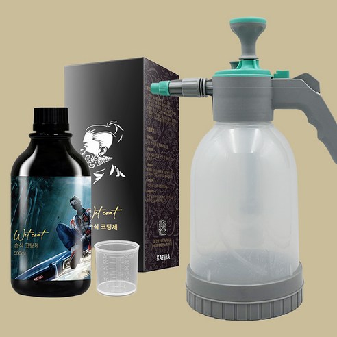 카티바 습식 코팅제 원액+압축분무기 세트 자동차 광택제 코팅제 세알남