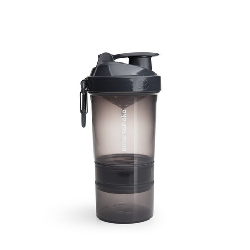 Smartshake O2GO 단백질 셰이커 병 600 ml, 1세트, 스페이스 그레이, 600ml