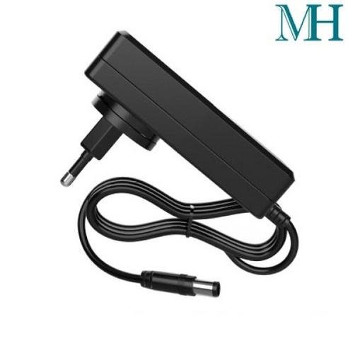 [명호전자] 아답터 100~240V / 12V 5A [내경2.1~2.5mm/외경5.5mm] 전원 케이블 일체형 [비닐포장], 1개